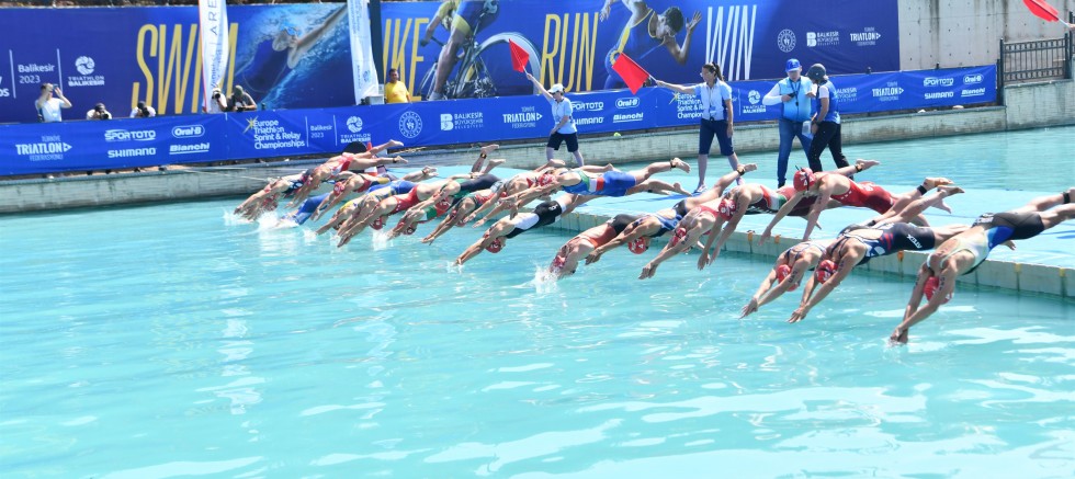 Avrupa Triatlon Şampiyonası Balıkesir’de gerçekleştirildi