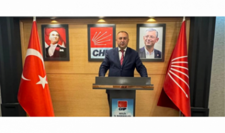 CHP Bitlis Merkez İlçe Başkanı Rahmetullah Ak: “Özgür basın susturulursa demokrasi zayıflar”