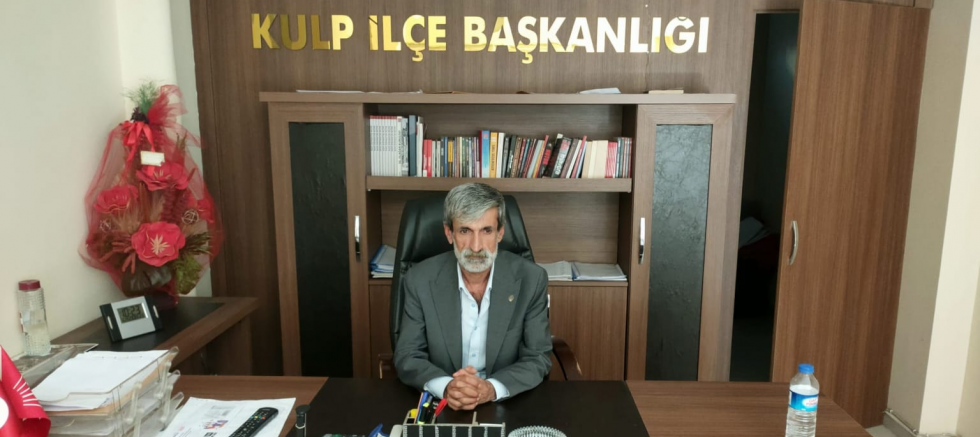 CHP Kulp İlçe Başkanı Mehmet İhsan Sancar: “Gençlerimizi Bir Sınavın Sonucuna Mahkûm Etmeyelim”