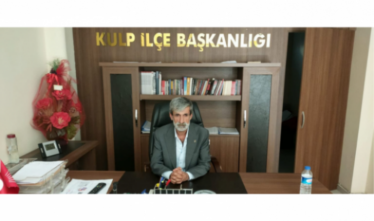 CHP Kulp İlçe Başkanı Mehmet İhsan Sancar: “Üç Fidan’ı Anmak, Demokrasiye Sahip Çıkmaktır”