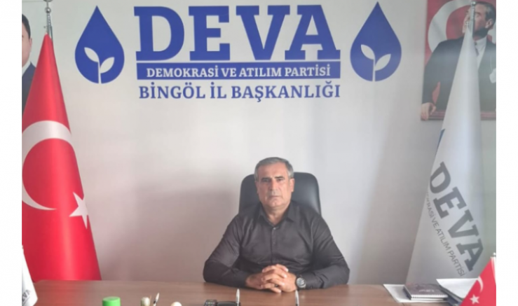 DEVA Partisi Bingöl İl Başkanı Nihat Baraç’tan 6. Kuruluş Yıl Dönümü Mesajı