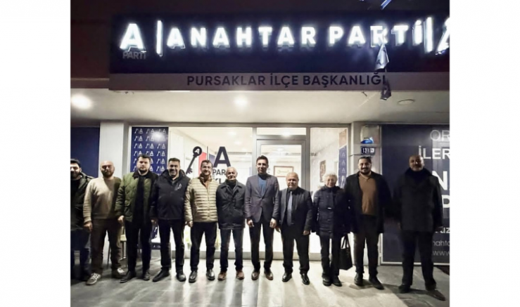 Hüseyin Benek’ten Anahtar Parti Pursaklar İlçe Başkanlığına Hayırlı Olsun Ziyareti