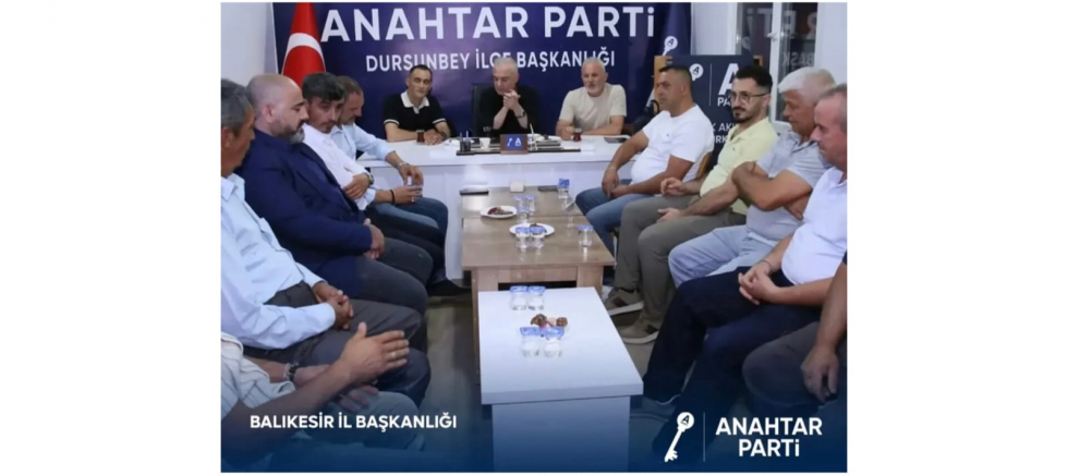 İl Başkanı Ahmet Sağlam Dursunbey'de Teşkilat Mensupları Ve Vatandaşlarla Bir Araya Geldi