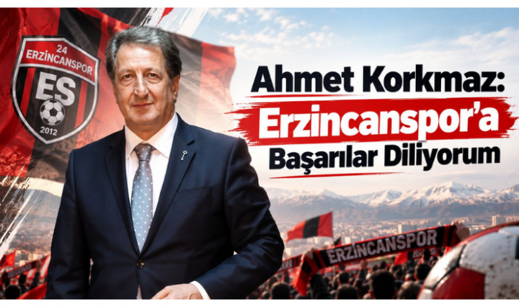 İş İnsanı Ahmet Korkmaz: Erzincanspor’a Başarılar Diliyorum