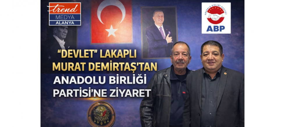 Şükrü Güneri: Murat Demirtaş İlçe Başkanlığımızı Ziyaret Etti