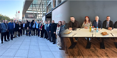 A.ADAYI ÇOBANOĞLU, İLÇE YÖNETİMİ VE MECLİS ÜYESİ ADAY ADAYLARIYLA BİR ARAYA GELDİ