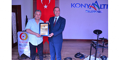 ABP Genel Başkanı Bedri Yalçın’a “Teşekkür Belgesi”