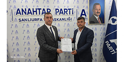 ANAHTAR PARTİ EYYÜBİYE İLÇE BAŞKANLIĞINA İŞ İNSANI ABDULKADİR KARLAR ATANDI