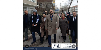Anahtar Parti Keçiören İlçe Başkanı Hamza Serhat Yeniçeri’den Esnaf Ziyareti. 