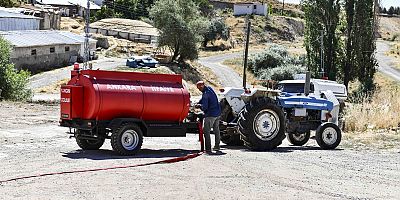 ANKARA BÜYÜKŞEHİR BELEDİYESİ YANGIN SÖNDÜRME TANKERİ DAĞITIMINI SÜRDÜRÜYOR