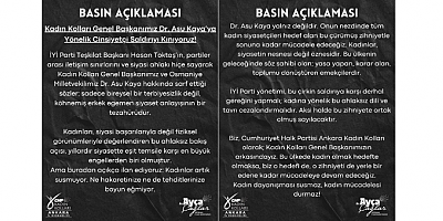 ANKARA KADIN KOLLARI BAŞKANI AYÇA ÇAĞLAR: “ASU KAYA YALNIZ DEĞİLDİR, CİNSİYETÇİ SALDIRIYI KINIYORUZ”