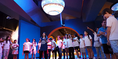 Antalya Bilim Merkezi ile çocuklar gökyüzüne dokunuyor