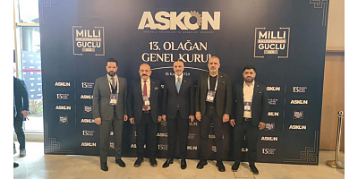 ASKON Mersin Şube Başkanı Hasan Arslan’dan Tebrik Mesajı