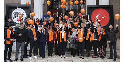 Ayça Çağlar: “Kadına yönelik şiddetsiz bir ülke idealimizi turuncu umutlarla gökyüzüne yükselttik”