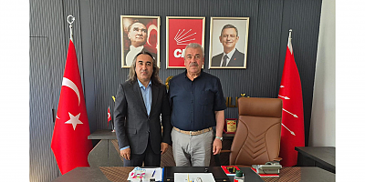 AYDOĞMUŞ, CHP İL BAŞKANI YAŞAR'I ZİYARET ETTİ