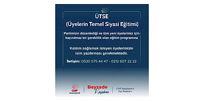 Başakşehir İlçe Başkanı Beyzade Kayabaşı: “Birlikte öğrenerek, birlikte büyüyeceğiz”