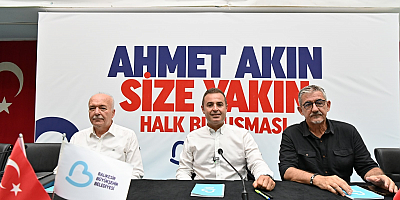 Başkan Akın Dursunbey de halkla buluştu
