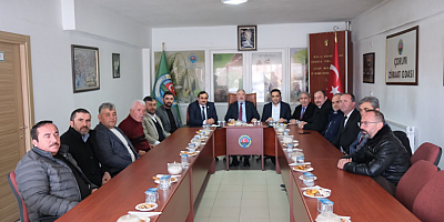 Başkan Aşgın’dan Ziraat Odası ve Pankobirlik’e ziyaret