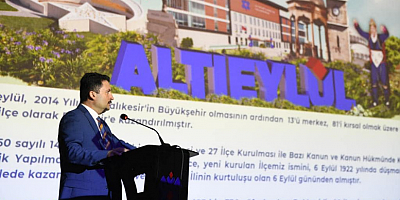 BAŞKAN AVCI VİZYON PROJELERİNİN SUNUMUNU YAPTI