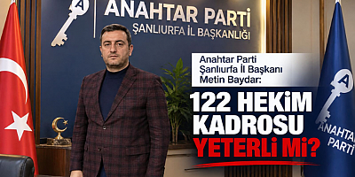 Başkan Baydar: 122 Hekim Kadrosu Yeterli mi?