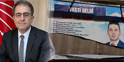 BAŞKAN DENİZ: SİZ YIRTIN BİZ ASMAYA DEVAM EDECEĞİZ ÇÜNKÜ KAYBEDECEKSİNİZ!