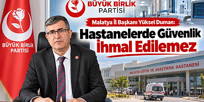Başkan Duman: Hastanelerde Güvenlik İhmal Edilemez