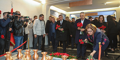 BAŞKAN FATMA ŞAHİN, SEÇİM ÇALIŞMALARINA ŞEHİTLERİ ANARAK BAŞLADI