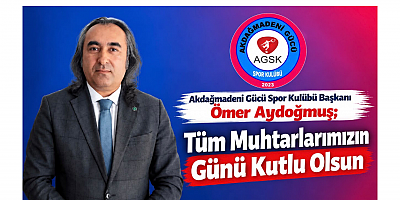 Başkan Ömer Aydoğmuş:  