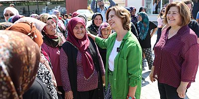 BAŞKAN ÜNLÜCE ÇİFTELER’DE KADINLARLA BULUŞTU