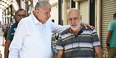 BAŞKAN YILMAZ ESNAFIN YARALARINI SARMAK İÇİN ÇALIŞIYOR