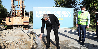 Başkan Yüce “10 ilçede 25 farklı noktada keşfettiğimiz yeni su kaynaklarını şehrimize kazandırıyoruz”