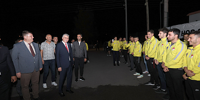 Başkan Yüce, hakemlerin sezon açılışına katıldı: