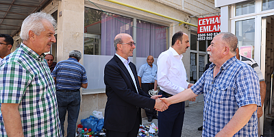 BAŞKANLAR ŞEYH ŞAMİL MAHALLESİ’NDE  VATANDAŞLARLA BULUŞTU