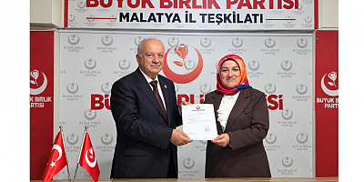BBP MALATYA İL KADIN KOLLARI BAŞKANLIĞINA FATMA GÜRBÜZ ATANDI
