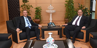 Bedri Yalçın’dan YSK Başkanı Ahmet Yener’e Ziyaret