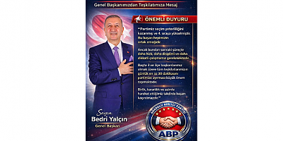 Bedri Yalçın: Seçim Yeterliliğimizi Kazandık Hedeflerimize Daha Kararlı Yürüyoruz