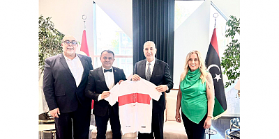 Bekir Ayaz, Libya Büyükelçisi Elgelaib ile Buluştu