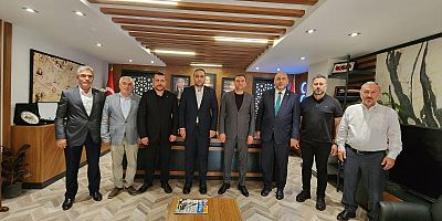 Belediye Başkanı Aydından MHP Bursa İl Başkanı Muhammet Tekin’e Hayırlı Olsun Ziyareti