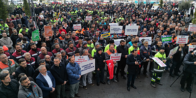 Belediye personeli Başkan Aşgın’ı karşıladı