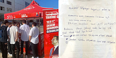 BULUT GÜRSOY: “SEN ÇIK YETER, UMUDUN ADI EKREM BAŞKAN”