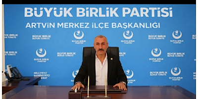 Büyük Birlik Partisi Artvin Merkez İlçe Başkanı Zafer Alkan’dan Berat Kandili Mesajı  “Berat Kandili, Maneviyat ve Dayanışmanın Güçlendiği Özel Bir Gecedir