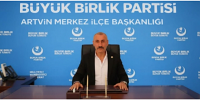Büyük Birlik Partisi Artvin Merkez İlçe Başkanı Zafer Alkan’dan Polis Haftası Mesajı