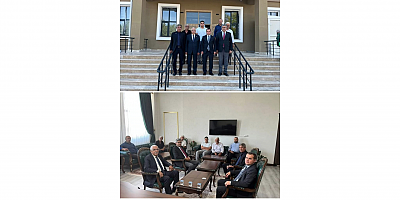 BÜYÜK BİRLİK PARTİSİ'NDEN AKÇADAĞ KAYMAKAMI TOPACA'YA VEDA ZİYARETİ