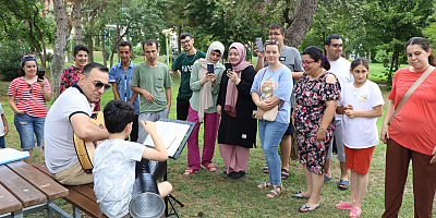 Büyükşehir’den özel bireylere kamp etkinliği