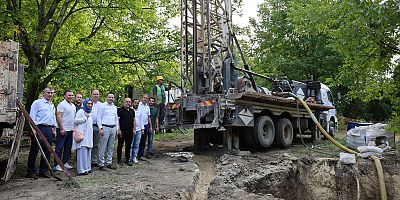 Büyükşehir’den Yanık Mahallesi’nin su sorununa dördüncü sondaj ile çözüm