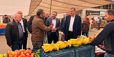 CHP Adıyaman İl Örgütü Pazar Ziyareti Yaptı, Halkın ve Esnafın Sorunlarını Dinledi