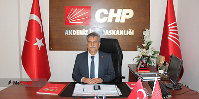 CHP Akdeniz İlçe Başkanı Semih Palamut: 