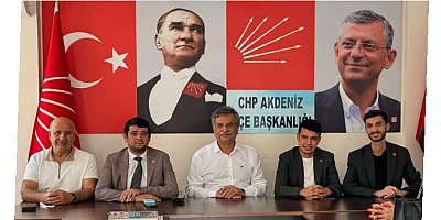 CHP AKDENİZ İLÇE BAŞKANI SEMİH PALAMUT'TAN GENÇLERE DESTEK