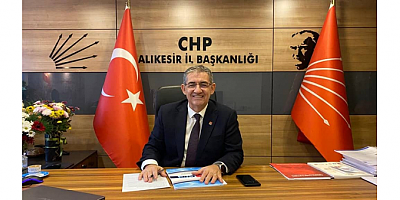 CHP BALIKESİR İL BAŞKANI ERDEN KÖYBAŞI: 