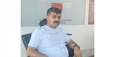 CHP ÇINAR İLÇE BAŞKANI MEHREM YILDIZ: 